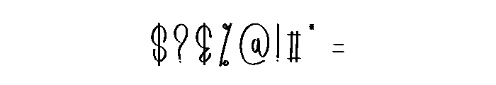 Majestic Paradise Font OTHER CHARS