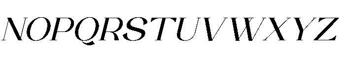 Majestic Romale Italic Font UPPERCASE