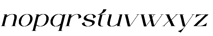 Majestic Romale Italic Font LOWERCASE