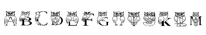 Majestic_owl Regular FONT