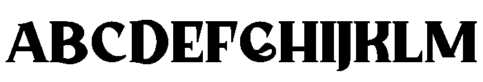 MajesticNight Font UPPERCASE