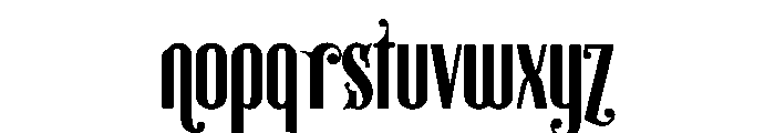Majestique Font LOWERCASE
