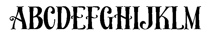 Majik Regular Font UPPERCASE
