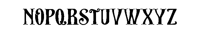 Majik Regular Font LOWERCASE