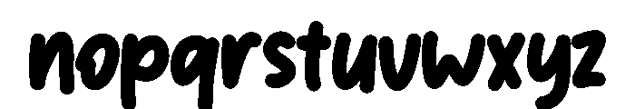 Makan Wenak Font LOWERCASE