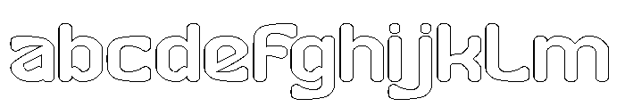 Makanan Indonesia-Hollow FONT