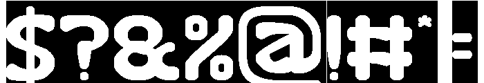 Makanan Indonesia-Inverse Font OTHER CHARS