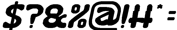Makanan Indonesia Italic Font OTHER CHARS