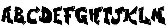 Make Art Alternate Font UPPERCASE