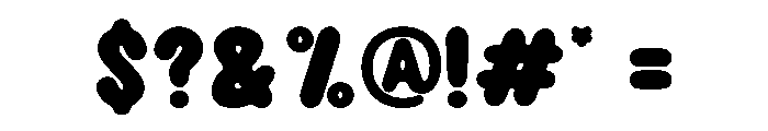 Make Groovy Regular Font OTHER CHARS