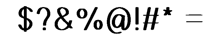 Make Progress Font OTHER CHARS