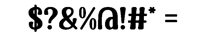Make Simple Font OTHER CHARS