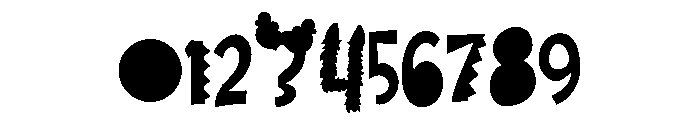 Make-a-monster CF Bold Font OTHER CHARS
