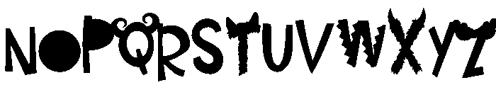 Make-a-monster CF Font UPPERCASE