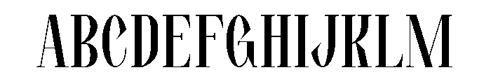 Makenlla Font UPPERCASE