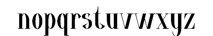 Makenlla Font LOWERCASE