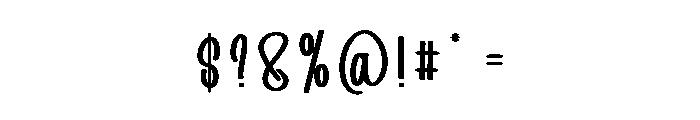 Makeover Font OTHER CHARS