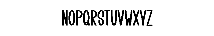 Makeover Font LOWERCASE