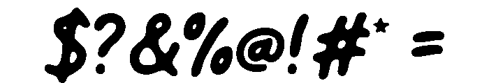 Maker Order-Regular Font OTHER CHARS