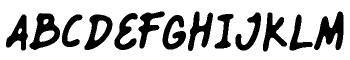 Maker Order-Regular Font UPPERCASE
