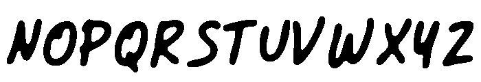 Maker Order-Regular Font UPPERCASE