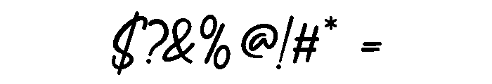 Makers Vision Font OTHER CHARS