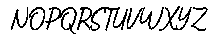 Makers Vision Font UPPERCASE