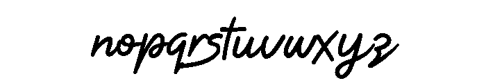 Makers Vision Font LOWERCASE