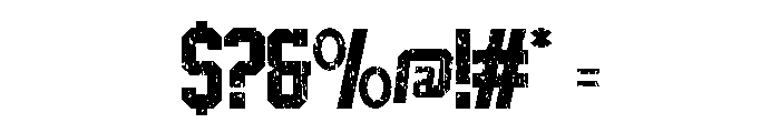 Making Memories Texture Regular Font OTHER CHARS