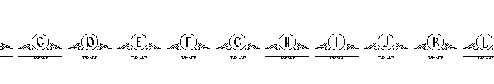 Malam Retro Font UPPERCASE