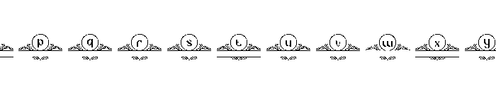 Malam Retro Font LOWERCASE