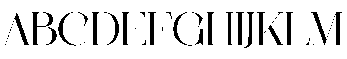 Malcine Font UPPERCASE
