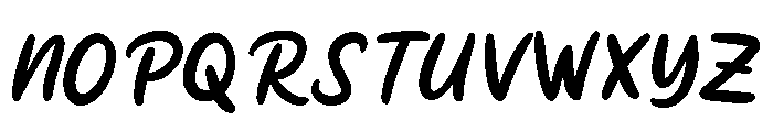 Maldives Holiday Regular Font UPPERCASE