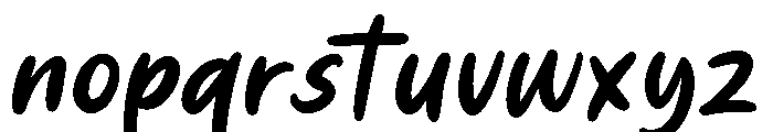 Maldives Holiday Regular Font LOWERCASE