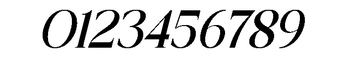 Malerine Italic Font OTHER CHARS