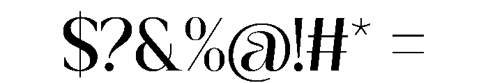 Malerine Regular Font OTHER CHARS