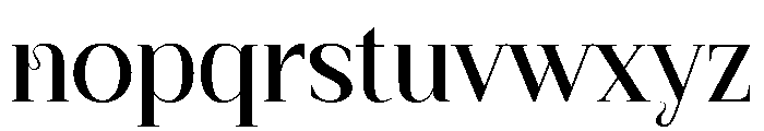 Malerine Regular Font LOWERCASE