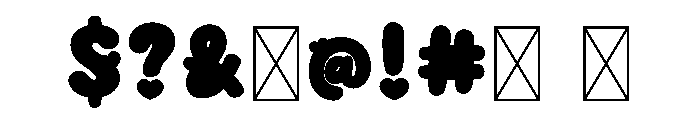 Malibu Dream Font OTHER CHARS