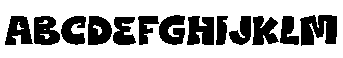 Malibu Funkster Font UPPERCASE