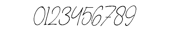 Malinda Signature Italic Font OTHER CHARS