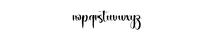 Malita Delight Font LOWERCASE