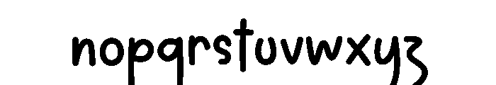 Malita Together Font LOWERCASE
