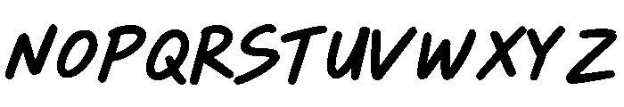 Malley Jacklist Marker Regular Font UPPERCASE