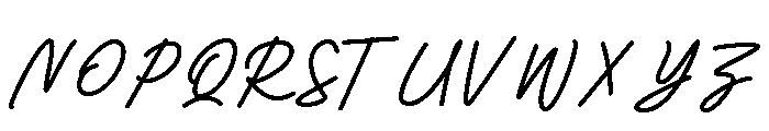 MalleyJacklist-Regular Font UPPERCASE