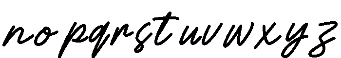 MalleyJacklist-Regular Font LOWERCASE