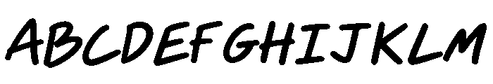 MalleyJacklistMarker-Regular Font UPPERCASE