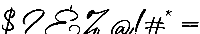 Mallia Regular Font OTHER CHARS