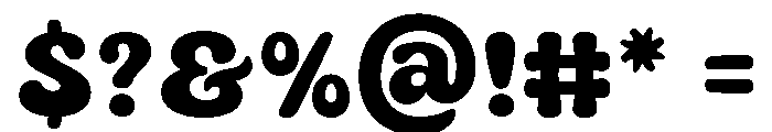 Malloray Regular Font OTHER CHARS