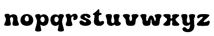 Malloray Regular Font LOWERCASE