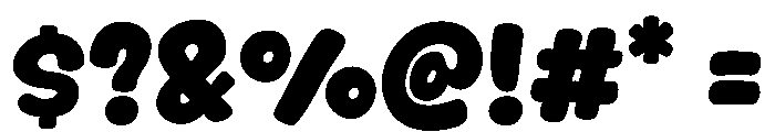 Mallow Bop Regular Font OTHER CHARS